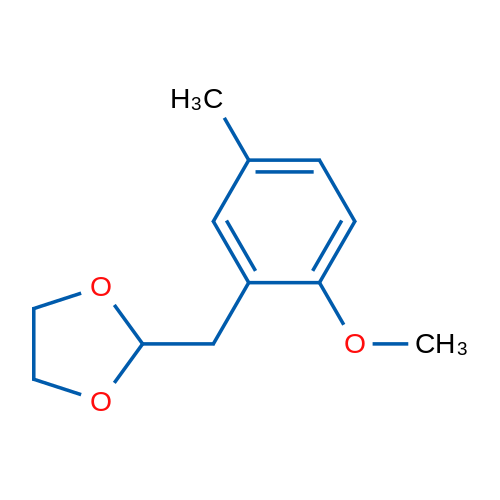 2-Methoxy-5-methyl(1,3-dioxolan-2-ylmethyl)benzene 1g