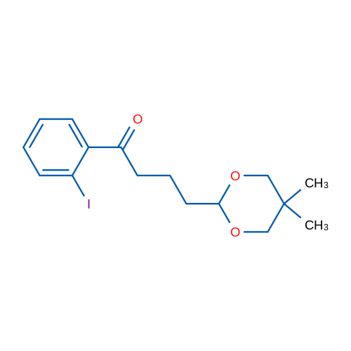 4-(5,5-Dimethyl-1,3-dioxan-2-yl)-2'-iodobutyrophenone 1g