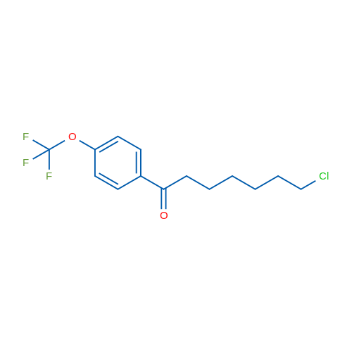 7-Chloro-1-oxo-1-(4-trifluoromethoxyphenyl)heptane 5g