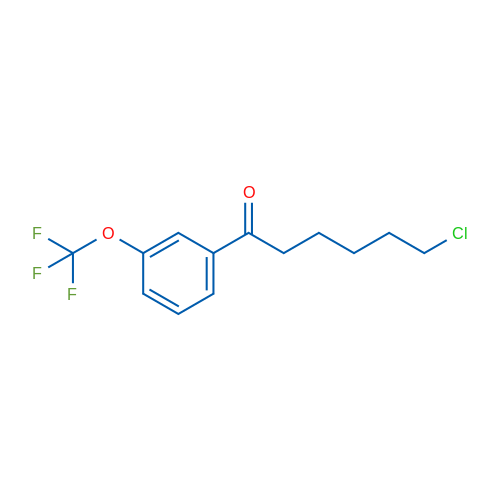 6-Chloro-1-oxo-1-(3-trifluoromethoxyphenyl)hexane 5g