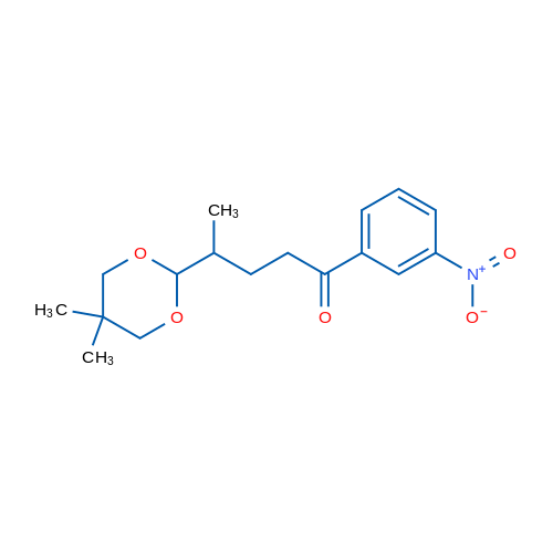 4-(5,5-Dimethyl-1,3-dioxan-2-yl)-3'-nitrovalerophenone 1g
