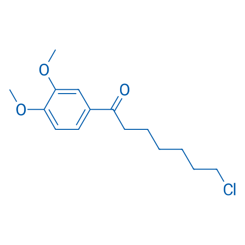 1-Chloro-7-(3,4-dimethoxyphenyl)-7-oxoheptane 1g