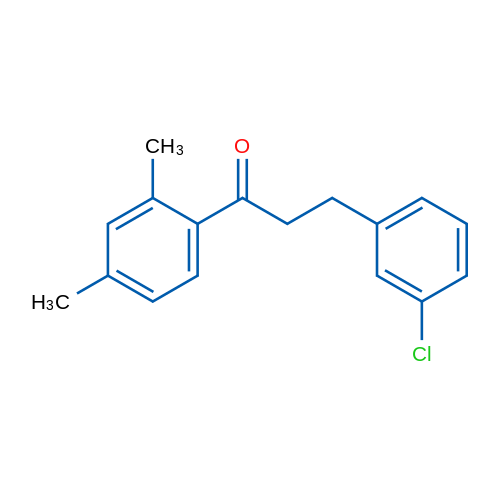 3-(3-Chlorophenyl)-2',4'-dimethylpropiophenone 1g