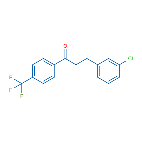 3-(3-Chlorophenyl)-4'-trifluoromethylpropiophenone 1g