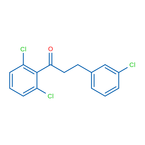 3-(3-Chlorophenyl)-2',6'-dichloropropiophenone 1g