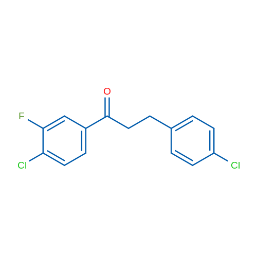 4'-Chloro-3-(4-chlorophenyl)-3'-fluoropropiophenone 1g