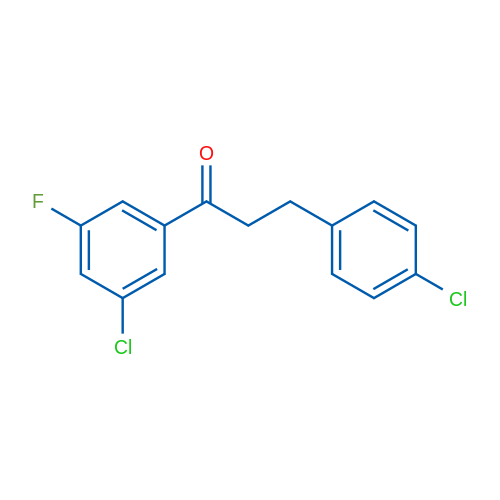 3'-Chloro-3-(4-chlorophenyl)-5'-fluoropropiophenone 1g