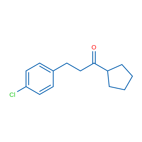 2-(4-Chlorophenyl)ethyl cyclopentyl ketone 1g
