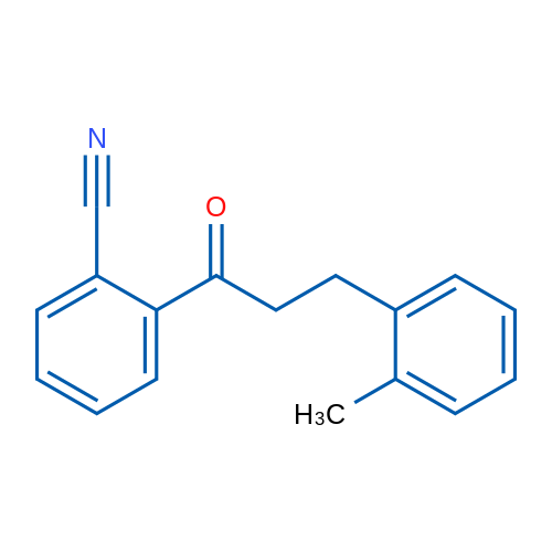 2'-Cyano-3-(2-methylphenyl)propiophenone 1g