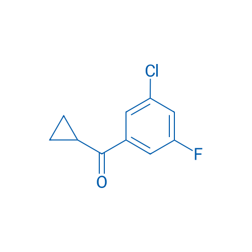 3-Chloro-5-fluorophenyl cyclopropyl ketone 1g