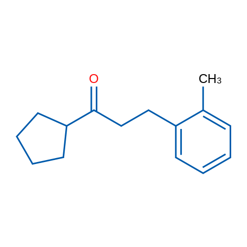 Cyclopentyl 2-(2-methylphenyl)ethyl ketone 1g