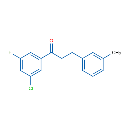 3'-Chloro-5'-fluoro-3-(3-methylphenyl)propiophenone 1g
