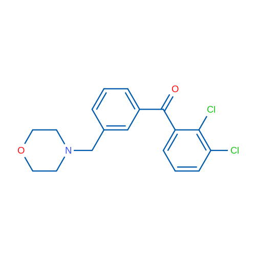 2,3-Dichloro-3'-morpholinomethyl benzophenone 1g