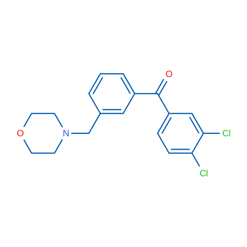 3,4-Dichloro-3'-morpholinomethyl benzophenone 1g