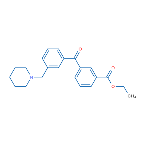 3-Carboethoxy-3'-piperidinomethyl benzophenone 1g
