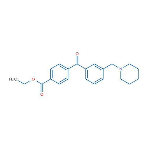 4'-Carboethoxy-3-piperidinomethyl benzophenone 1g