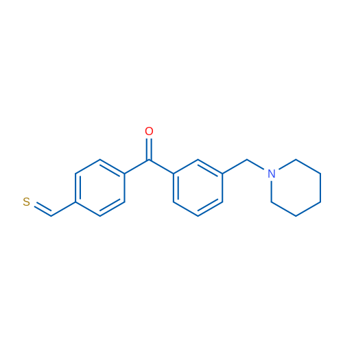3-Piperidinomethyl-4'-thiomethylbenzophenone 1g