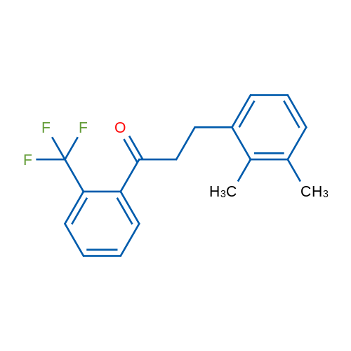 3-(2,3-Dimethylphenyl)-2'-trifluoromethylpropiophenone 1g