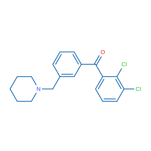 2,3-Dichloro-3'-piperidinomethyl benzophenone 1g