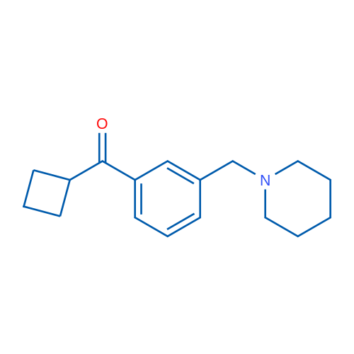 Cyclobutyl 3-(piperidinomethyl)phenyl ketone 1g