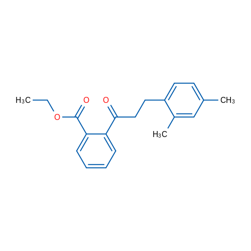 2'-Carboethoxy-3-(2,4-dimethylphenyl)propiophenone 1g