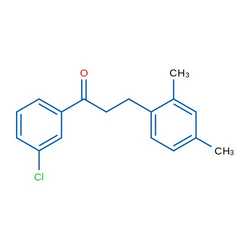 3'-Chloro-3-(2,4-dimethylphenyl)propiophenone 1g