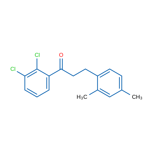 2',3'-Dichloro-3-(2,4-dimethylphenyl)propiophenone 1g