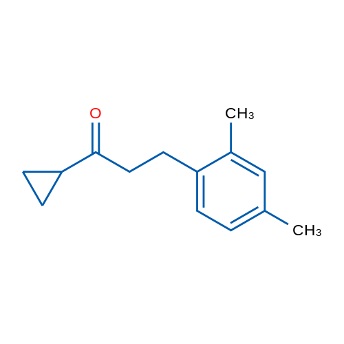 Cyclopropyl 2-(2,4-dimethylphenyl)ethyl ketone 1g