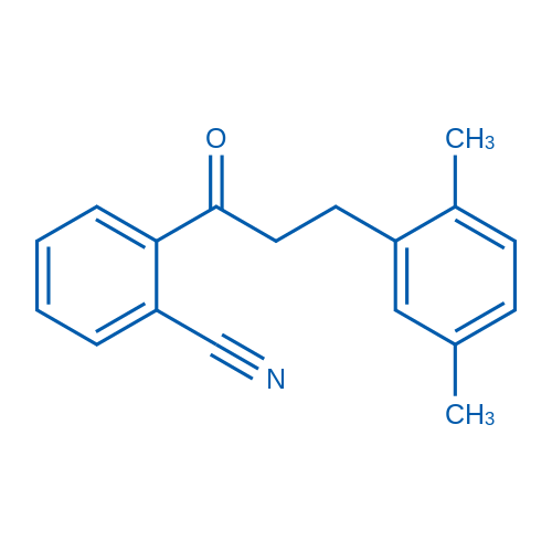 2'-Cyano-3-(2,5-dimethylphenyl)propiophenone 1g