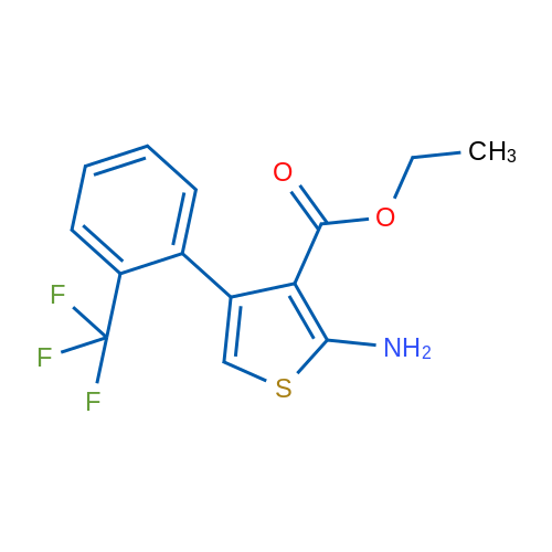 Ethyl 2-amino-4-(2-(trifluoromethyl)phenyl)thiophene-3-carboxylate 1g