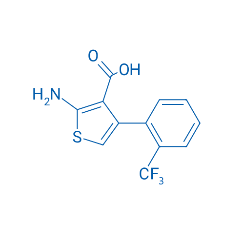 2-Amino-4-(2-(trifluoromethyl)phenyl)thiophene-3-carboxylic acid 1g