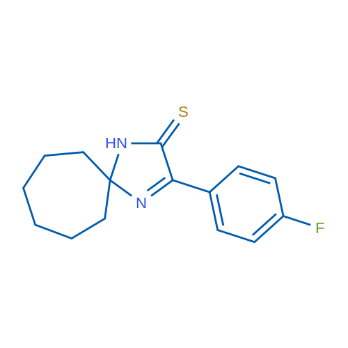 3-(4-Fluorophenyl)-1,4-diazaspiro[4.6]undec-3-ene-2-thione 1g