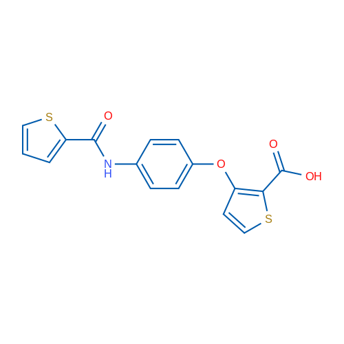 3-[4-(Thiophene-2-amido)phenoxy]thiophene-2-carboxylic acid 1g