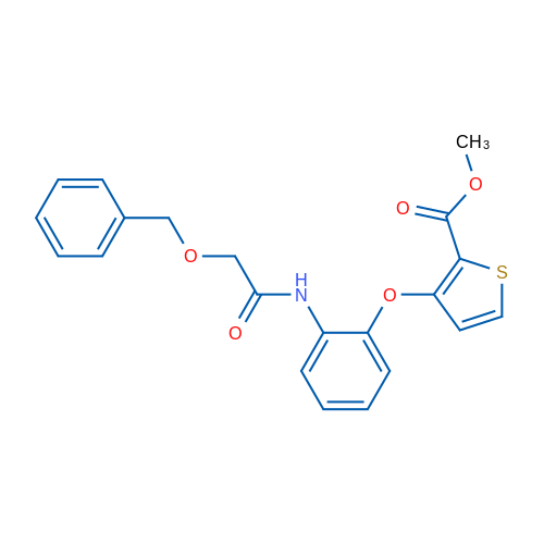 Methyl 3-{2-[2-(benzyloxy)acetamido]phenoxy}thiophene-2-carboxylate 1g