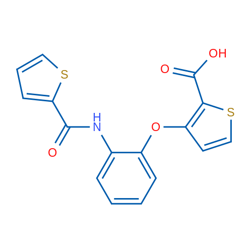 3-[2-(Thiophene-2-amido)phenoxy]thiophene-2-carboxylic acid 1g
