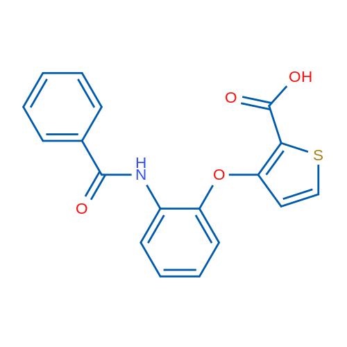 3-(2-Benzamidophenoxy)thiophene-2-carboxylic acid 1g