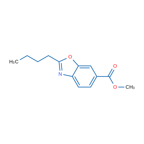 Methyl 2-butylbenzo[d]oxazole-6-carboxylate 1g