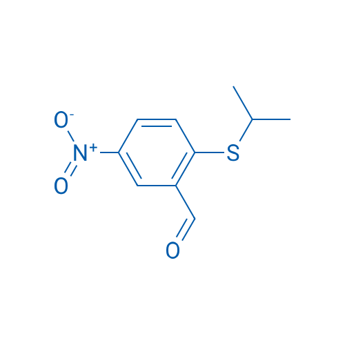 2-(Isopropylthio)-5-nitrobenzaldehyde 1g
