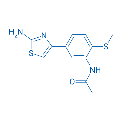 N-[5-(2-Amino-1,3-thiazol-4-yl)-2-(methylsulfanyl)phenyl]acetamide 1g