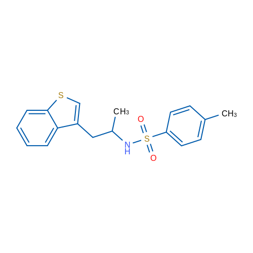 N-(1-(Benzo[b]thiophen-3-yl)propan-2-yl)-4-methylbenzenesulfonamide 1g