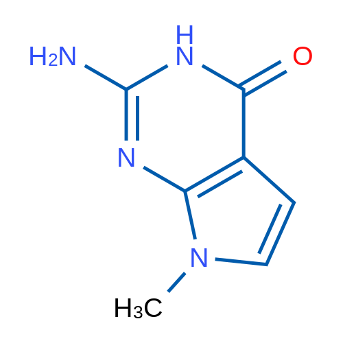 2-Amino-7-methyl-3H-pyrrolo[2,3-d]pyrimidin-4(7H)-one 1g