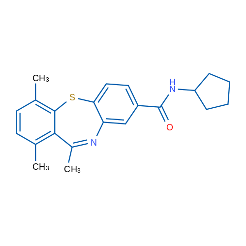 N-Cyclopentyl-10,12,15-trimethyl-2-thia-9-azatricyclo[9.4.0.0,3,8]pentadeca-1(15),3,5,7,9,11,13-heptaene-6-carboxamide 1g