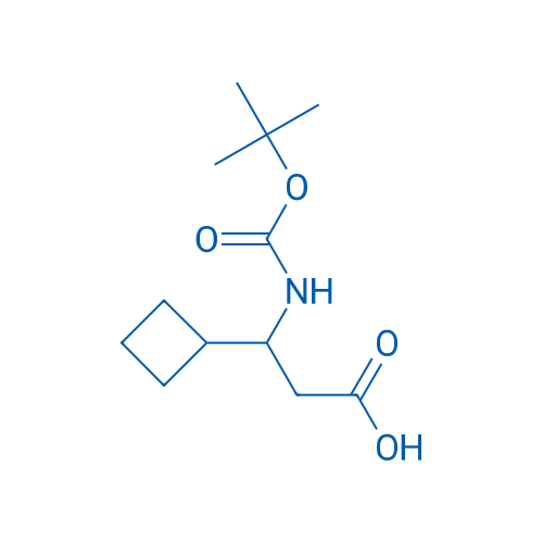 3-[(tert-Butoxycarbonyl)amino]-3-cyclobutylpropanoic acid 1g