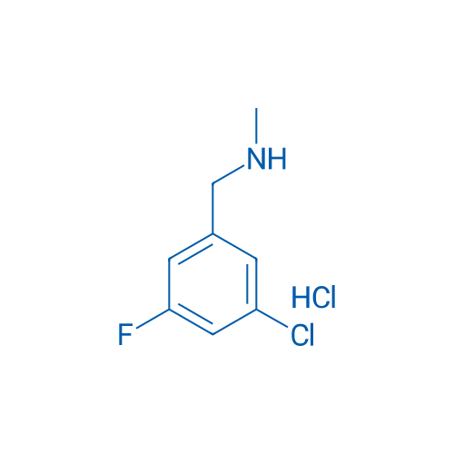 1-(3-Chloro-5-fluorophenyl)-N-methylmethanamine hydrochloride 250mg