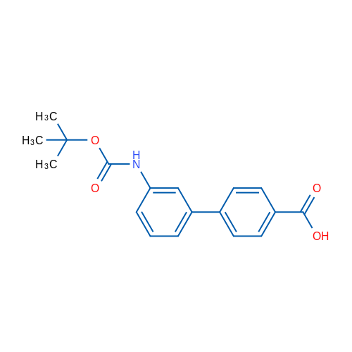 3'-((tert-Butoxycarbonyl)amino)-[1,1'-biphenyl]-4-carboxylic acid 1g