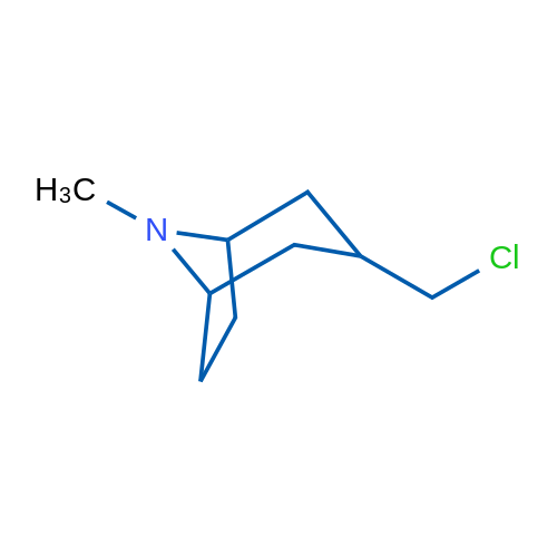 3-(Chloromethyl)-8-methyl-8-azabicyclo[3.2.1]octane 1g