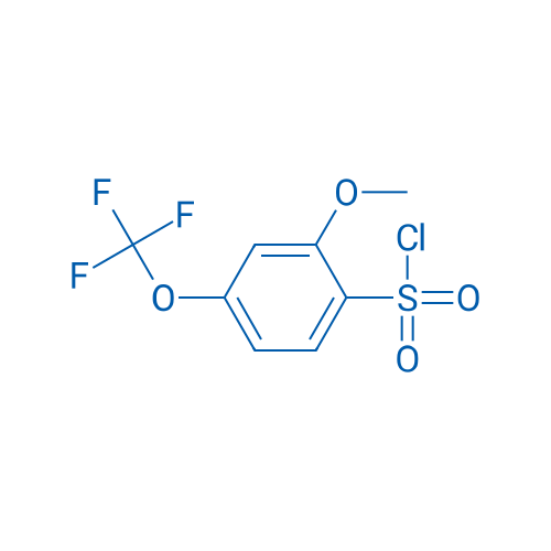 2-Methoxy-4-(trifluoromethoxy)benzene-1-sulfonyl chloride 1g
