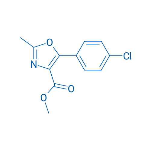 Methyl 5-(4-chlorophenyl)-2-methyloxazole-4-carboxylate 1g