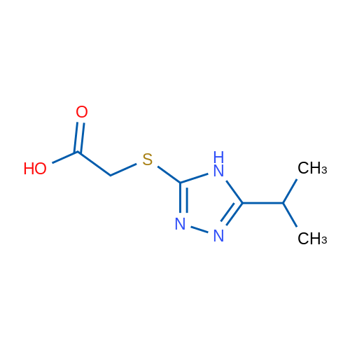 2-((5-Isopropyl-4H-1,2,4-triazol-3-yl)thio)acetic acid 1g