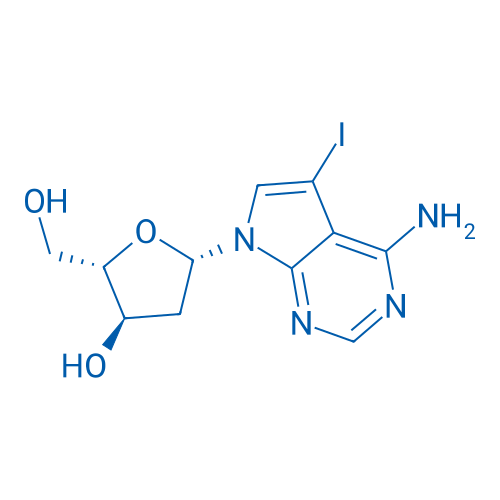 (2S,3R,5S)-7-Deaza-2'-deoxy-7-iodoadenosine 5g